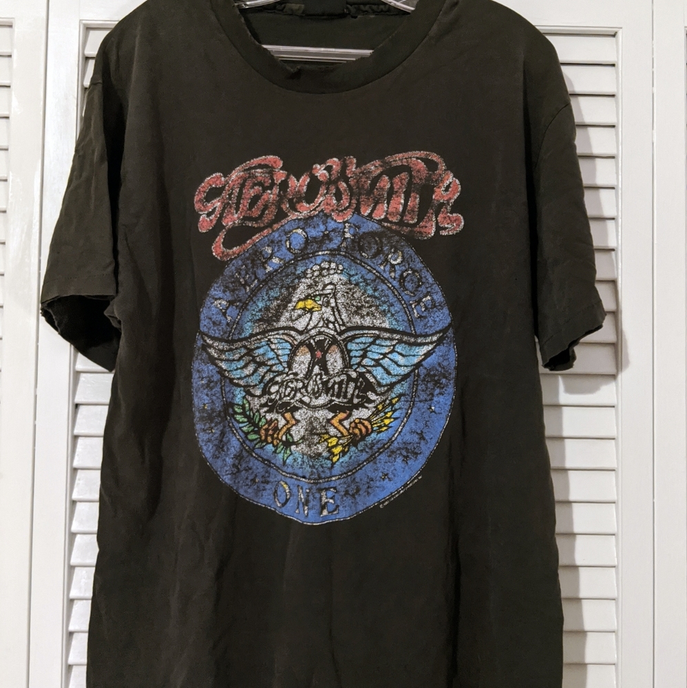 Vintage Aerosmith Air Force One Distressed